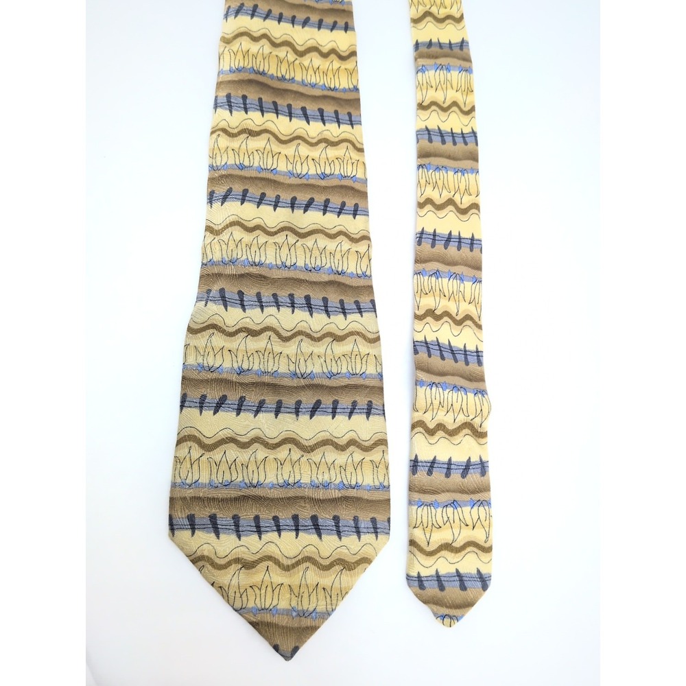 J Garcia Tie Wetlands II 25 Silk 58" x4"